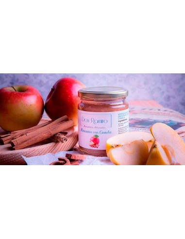 bodegón mermelada de manzana con canela