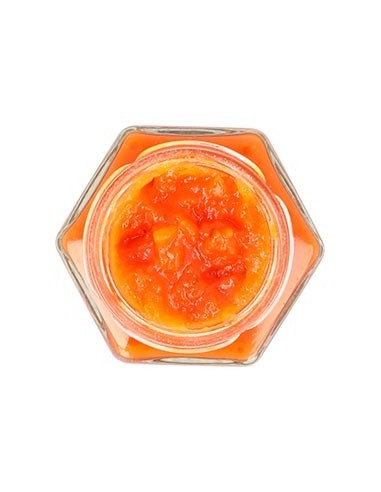 Textura de la mermelada de tomate