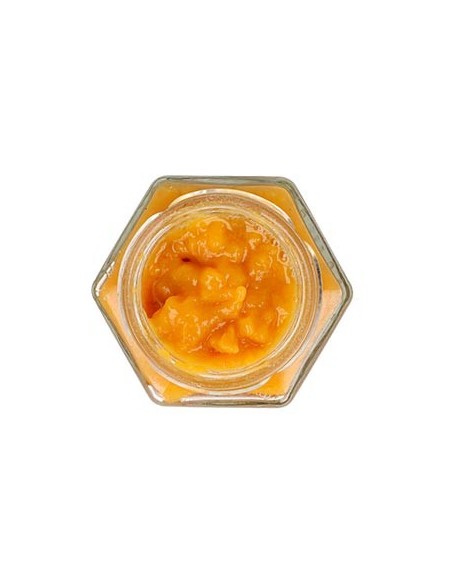 Textura de la compota de mango sin azúcar