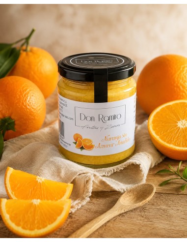 Compota de naranja sin azúcar bodegón