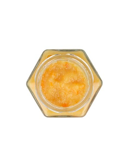 Textura de la compota de naranja sin azúcar