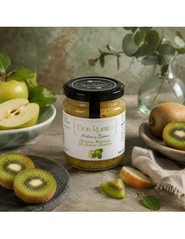 Compota de kiwi con manzana sin azúcar bodegón